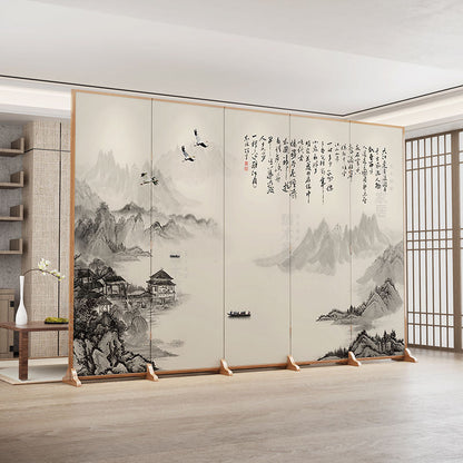 Traditional Wood Solid Wood Room Divider