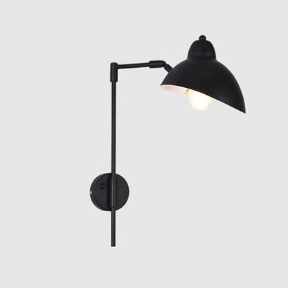 Iron Folding Telescopic Long Pole 1-Light Wall Sconce Lamp