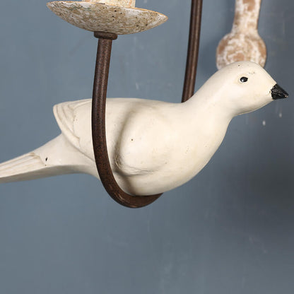 Vintage Wooden Bird Sconce 1/2 Light Wall Sconce Lamp