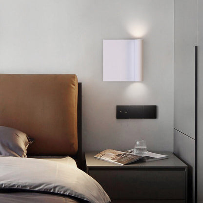 Square Up and Down Illuminated LED Wall Sconce Lamp