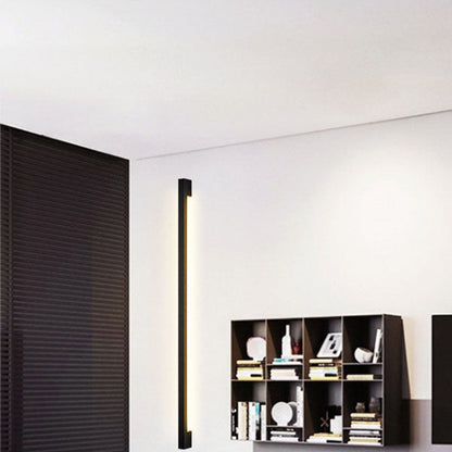 Simplicity Long Strip Iron Silicone LED Wall Sconce Lamp