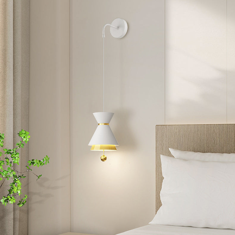 Scandinavian Bell Iron Aluminum LED Wall Sconce Lamp