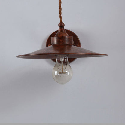 Industrial Iron Discs 1- Light Wall Sconce Lamp