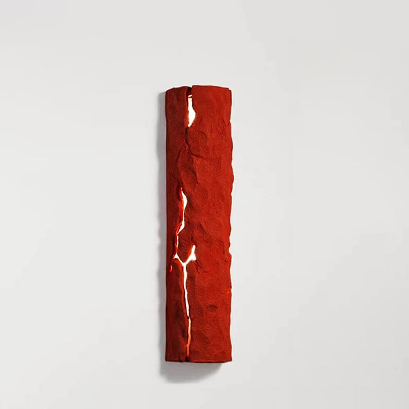 Resin Imitation Rock Stump Shade LED Wall Sconce Lamp