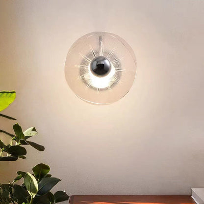 Nordic Acrylic Flower Shade Hardware LED Wall Sconce Lamp