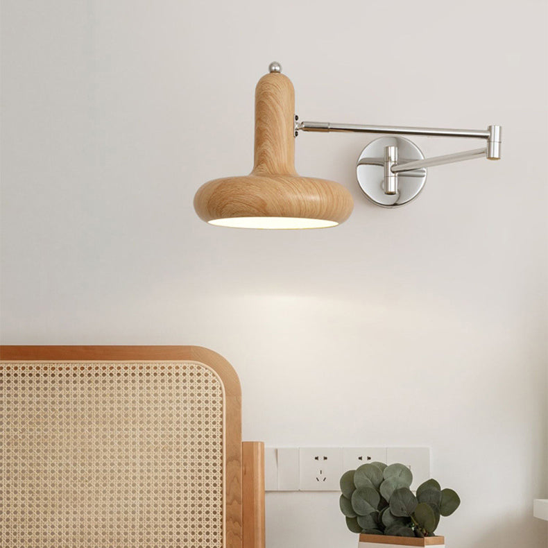 Scandinavian Adjustable Arm 1-Light Wall Sconce Lamp