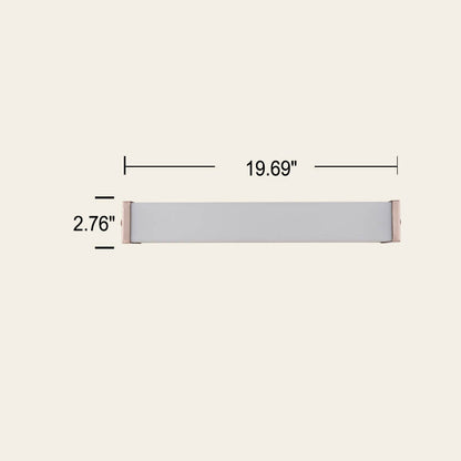 Rose Gold Square Strip Acrylic LED Wall Sconce Lamp