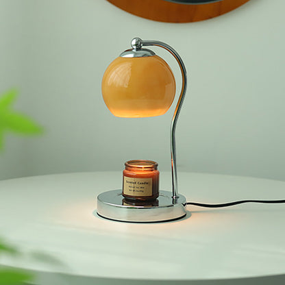 Modern Glass Orb Table Lamp