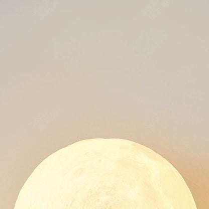 Simplicity Round Ball Rubberwood PE LED Wall Sconce Lamp