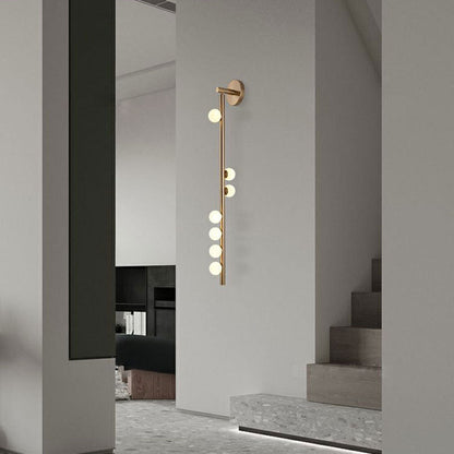 Simplicity Iron Glass Ball 3/5/7-Light Wall Sconce Lamp