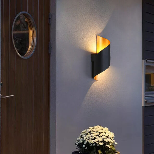 Bending Outdoor Indoor Waterproof LED Wall Sconce Lamp