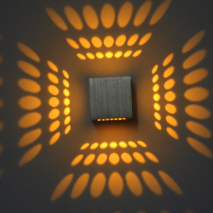 Modern Simplicity Square Aluminum LED Wall Sconce Lamp