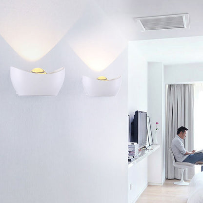 Simplicity Aluminum Ingot Shape LED Wall Sconce Lamp