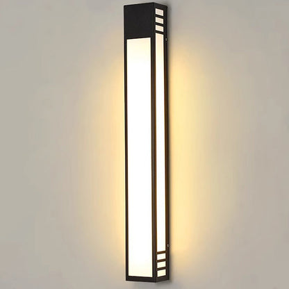 Simplicity Acrylic Column LED Waterproof Wall Sconce Lamp