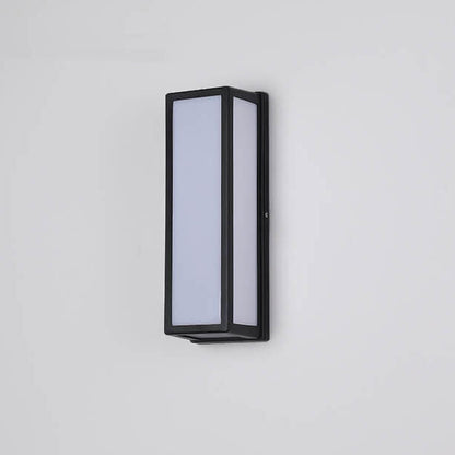 Square Aluminum Acrylic LED Waterproof Wall Sconce Lamp