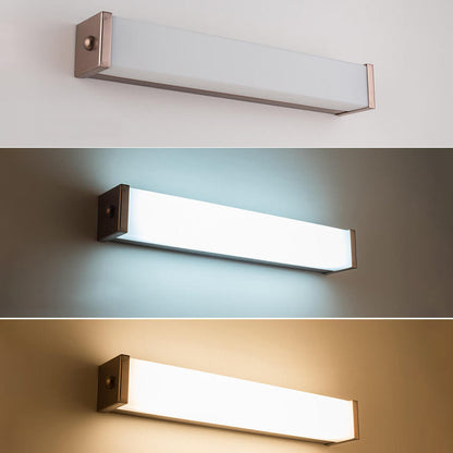 Rose Gold Square Strip Acrylic LED Wall Sconce Lamp