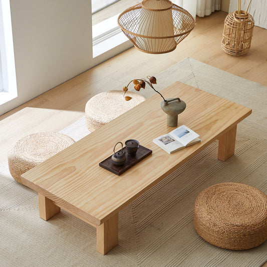 Traditional Solid Wood Coffee Table