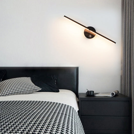 Aluminum LED Rotatable Touch Dimmer Wall Sconce Lamp