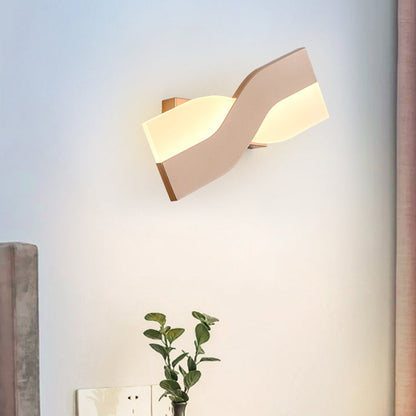 Creative Rotatable Funnel Iron Acrylic LED Wall Sconce Lamp