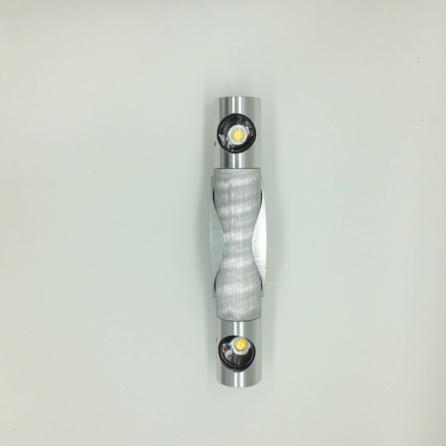 Acrylic Aluminum Cylinder Rotating LED Wall Sconce Lamp
