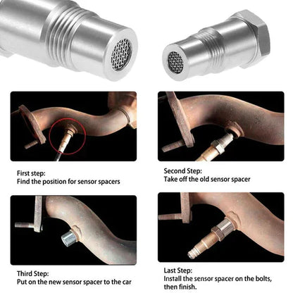 Oxygen Sensor Adapter with Filter, M18x1.5