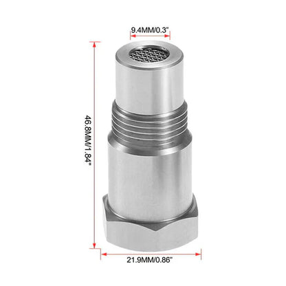 Oxygen Sensor Adapter with Filter, M18x1.5