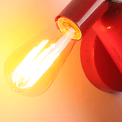 Creative Fire Extinguisher Iron 1-Light Wall Sconce Lamp