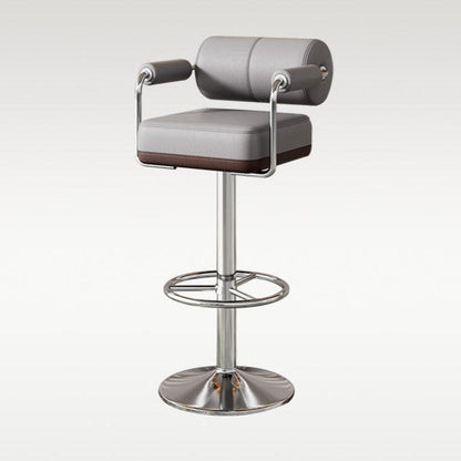 Contemporary Leather Bar Stool