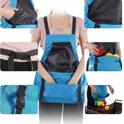 Garden Apron with Dual Pockets, Water Resistant