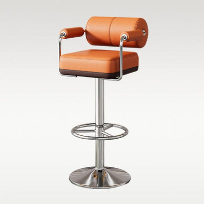 Contemporary Leather Bar Stool