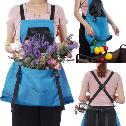 Garden Apron with Dual Pockets, Water Resistant