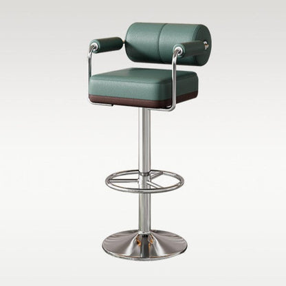 Contemporary Leather Bar Stool