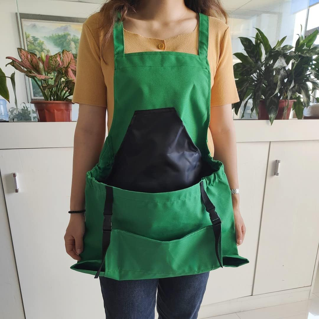 Garden Apron with Dual Pockets, Water Resistant