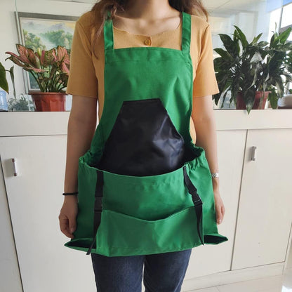 Garden Apron with Dual Pockets, Water Resistant