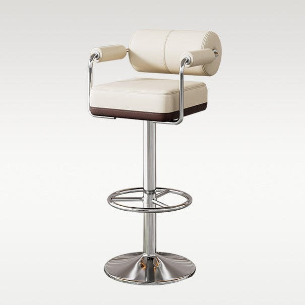 Contemporary Leather Bar Stool