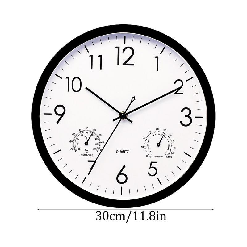 Outdoor Garden Clock with Temp and Humidity