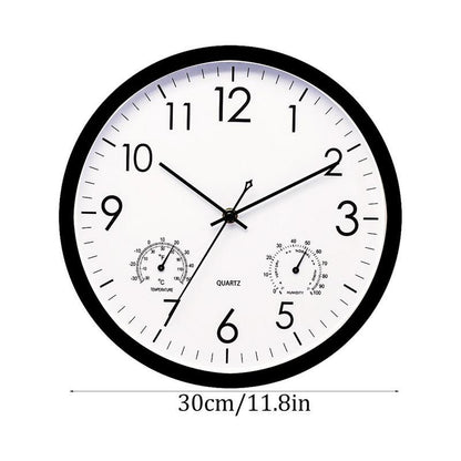 Outdoor Garden Clock with Temp and Humidity