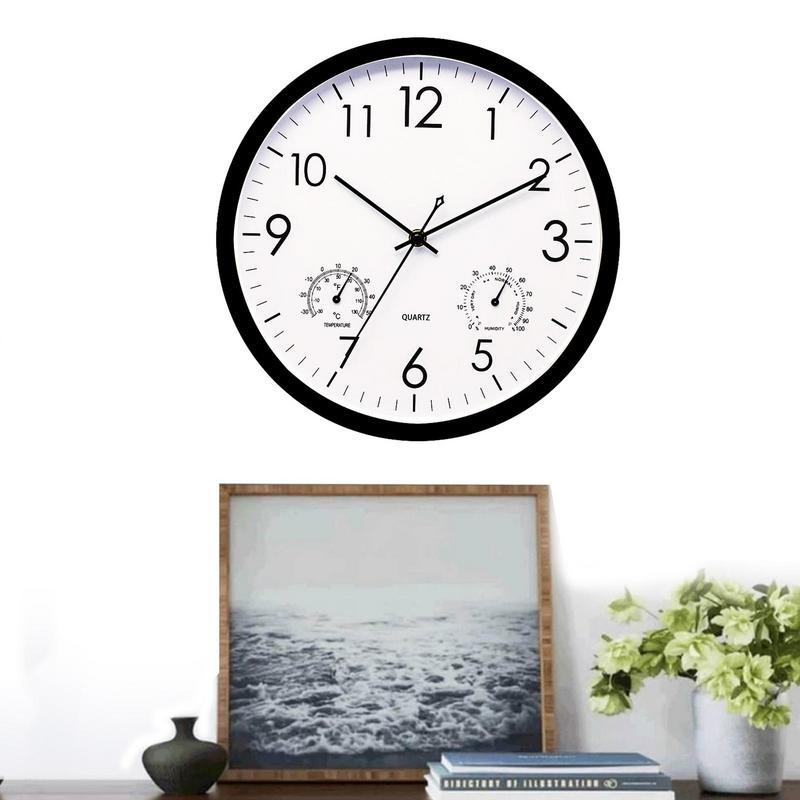 Outdoor Garden Clock with Temp and Humidity