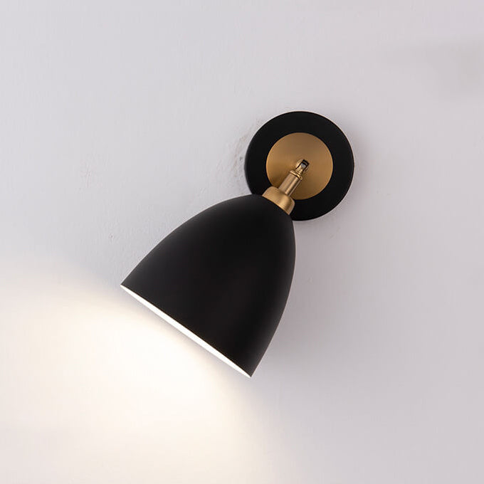 Iron Traditional Shape Shade 1-Light Wall Sconce Lamp