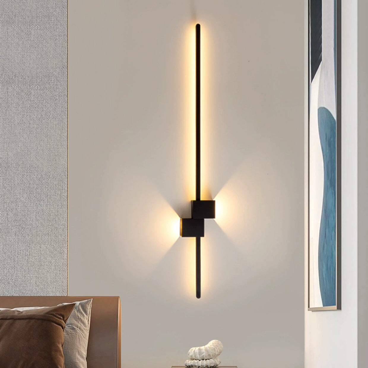 Strip Rectangle Iron Aluminum LED Wall Sconce Lamp