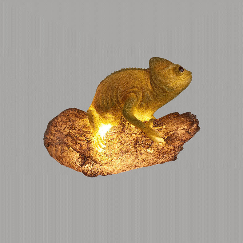 Traditional Resin Animal Owl 1-Light Wall Sconce Lamp