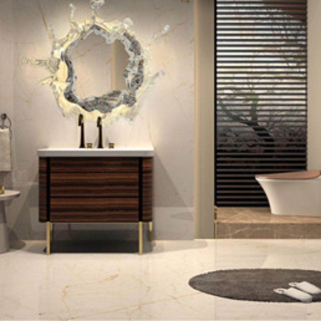 Stainless Acrylic Water Splash Decor LED Wall Sconce Lamp