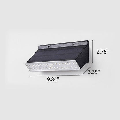 Solar Square LED Outdoor Waterproof Wall Sconce Lamp