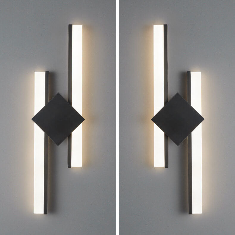 Rectangular Antler Full Copper LED Wall Sconce Lamp