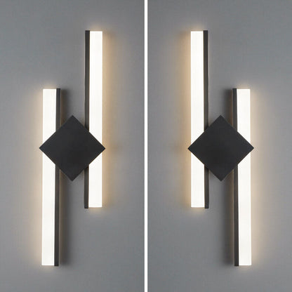 Rectangular Antler Full Copper LED Wall Sconce Lamp