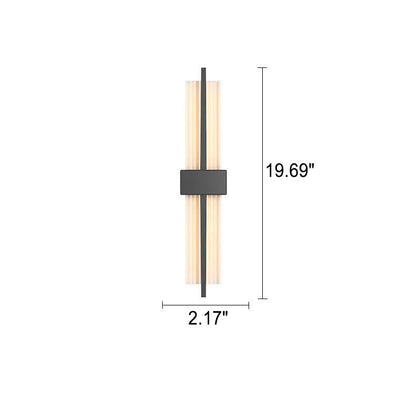 Light Luxury Rectangular Acrylic LED Wall Sconce Lamp