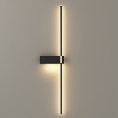 Minimalist Long Line Iron Acrylic LED Wall Sconce Lamp