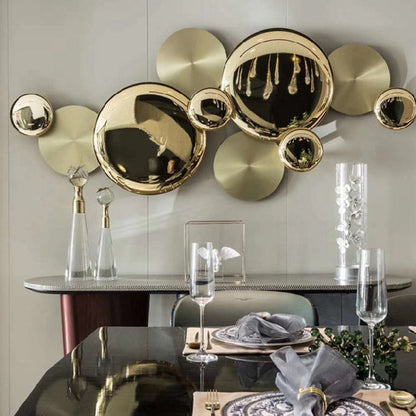 Modern Luxury Metal Round LED Wall Sconce Lamp