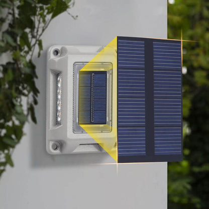 Solar Garden Bidirectional Lighting Wall Sconce Lamp