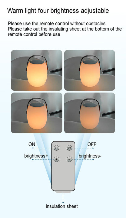 Solar PE Portable Basket LED Outdoor Waterproof Light